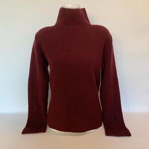 Timeless **Vince** burgundy turtleneck sweater